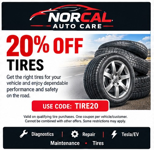 20% off Tires — code TIRE20